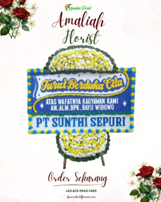 Papan Bunga Duka di Tabona