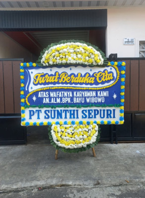 Papan Bunga Duka di Tabona